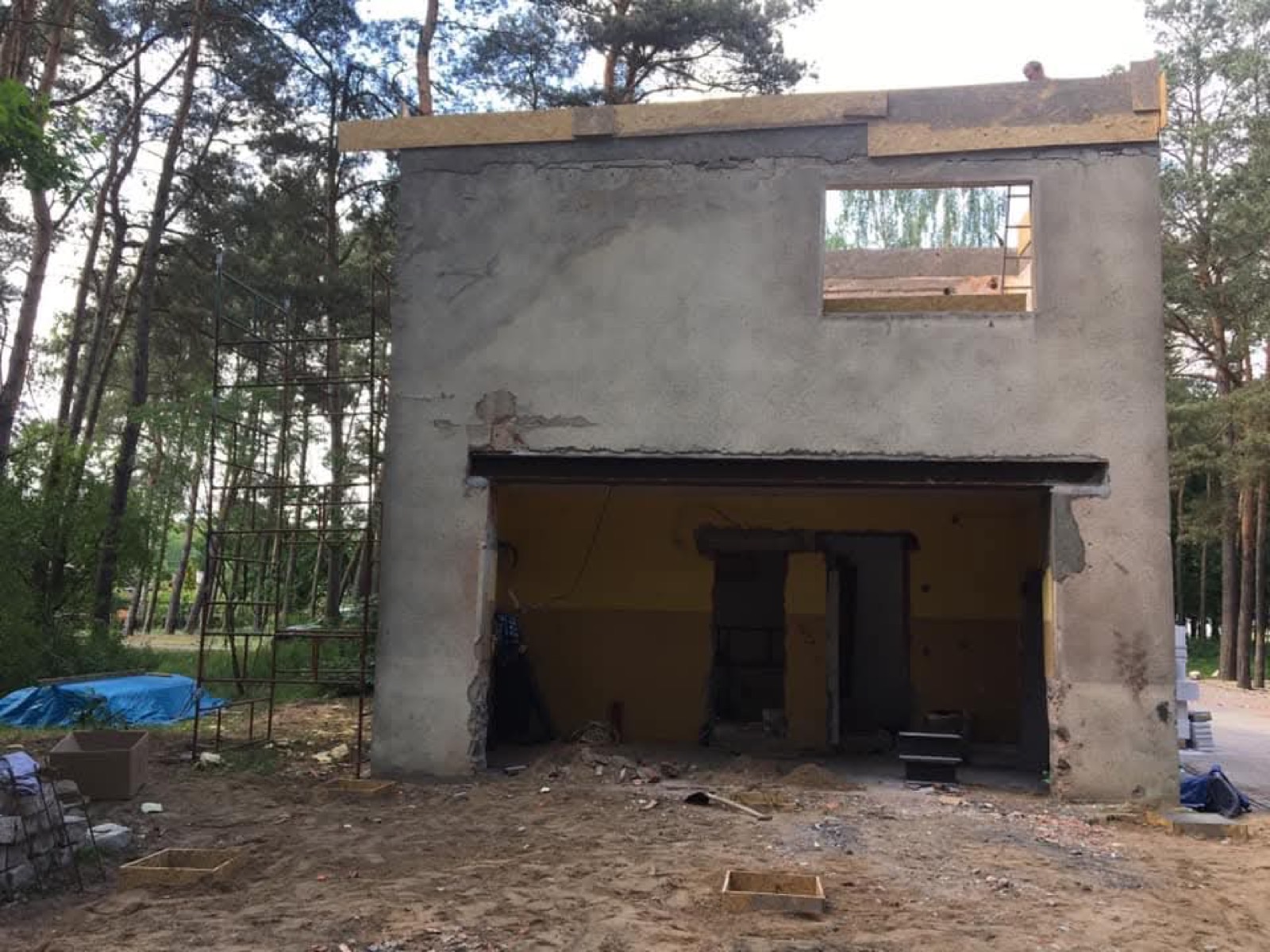 Seconda realizzazione durante i lavori